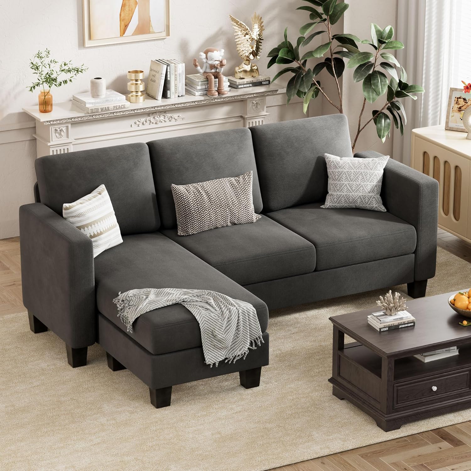 Compact sectional sofa